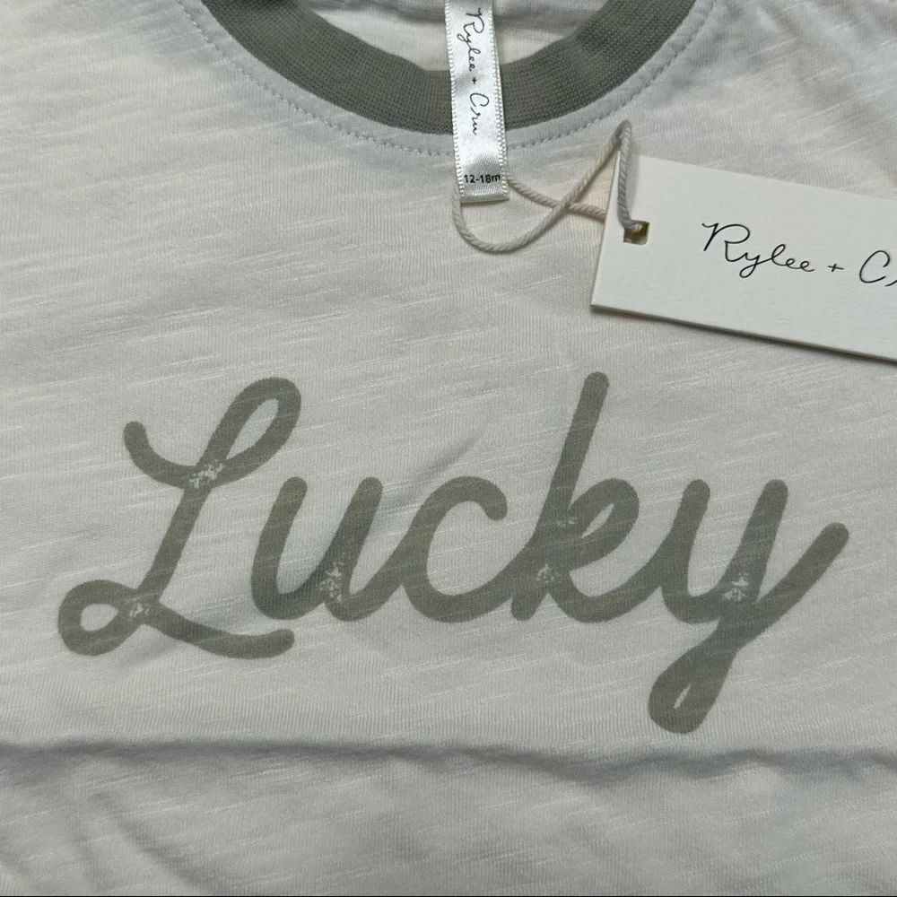 NWT Rylee + Cru Lucky Ringer Tee (12/18 Mo) - Picture 4 of 6
